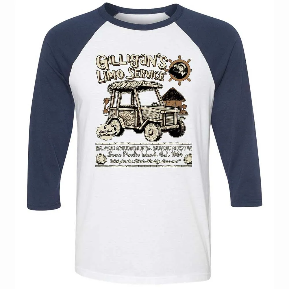 Unisex 3/4 Baseball Tee - ZGZEVG7Q - White/Navy - 8