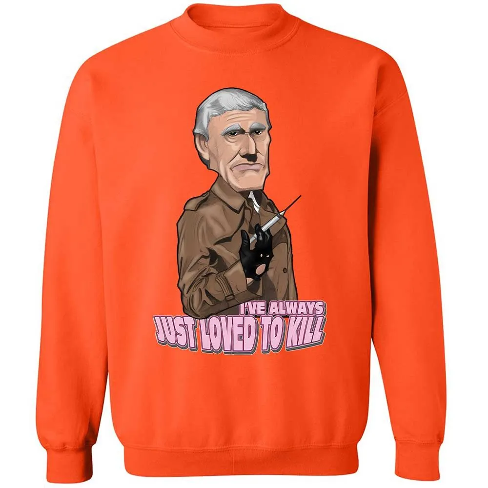 Classic Unisex Sweatshirt - HXZGX7AM - Orange - 12