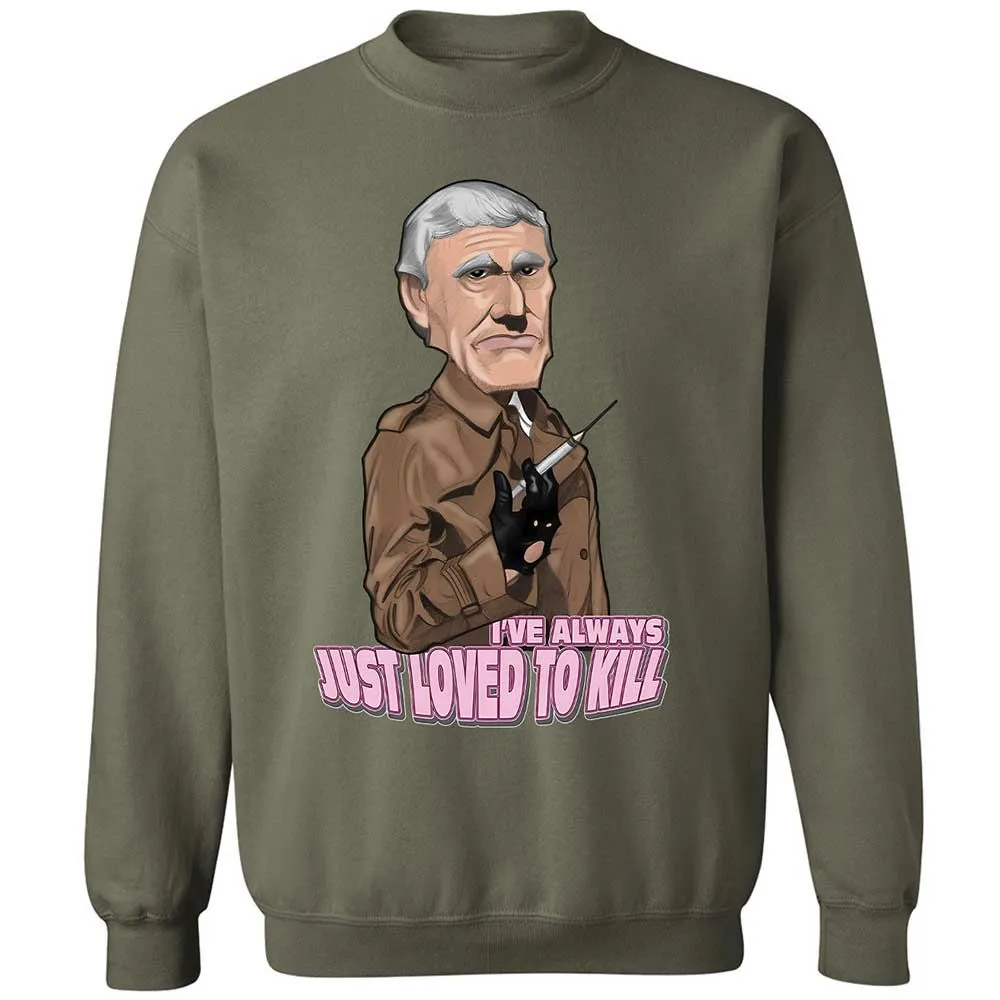 Classic Unisex Sweatshirt - HXZGX7AM - Military Green - 21