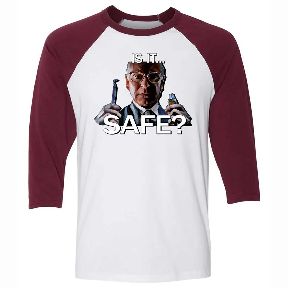 Unisex 3/4 Baseball Tee - 9VJ7WWRM - White/Maroon - 7