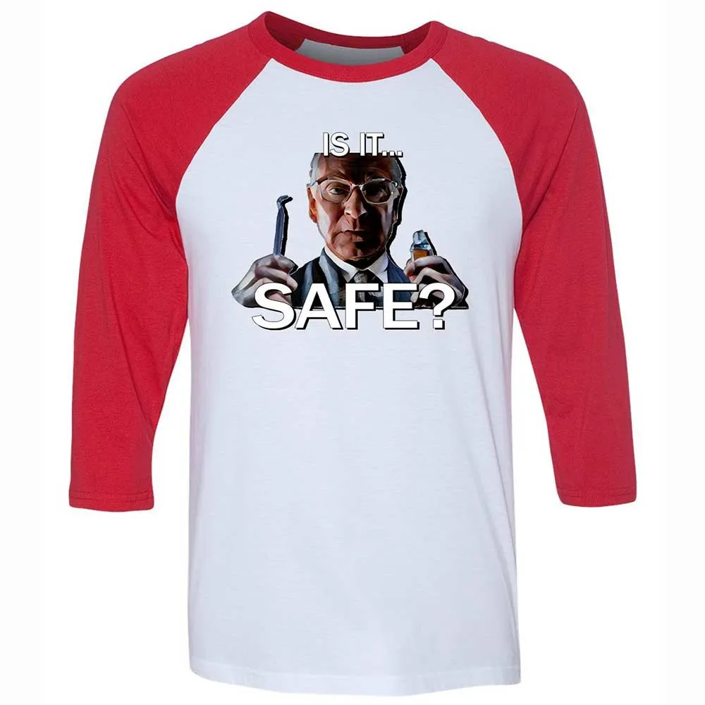 Unisex 3/4 Baseball Tee - 9VJ7WWRM - White/Red - 9