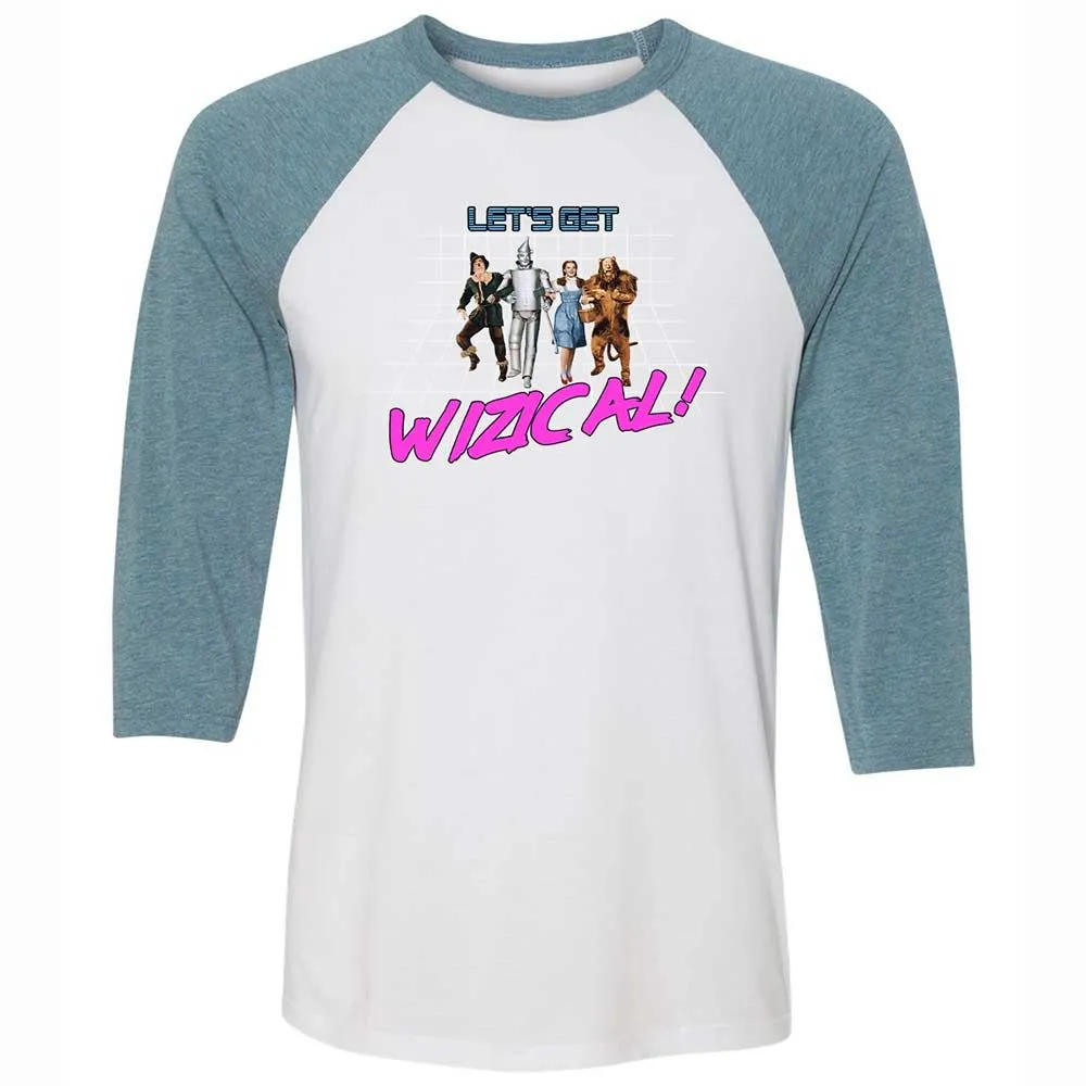 Unisex 3/4 Baseball Tee - F5HRYDB4 - White/Denim - 3