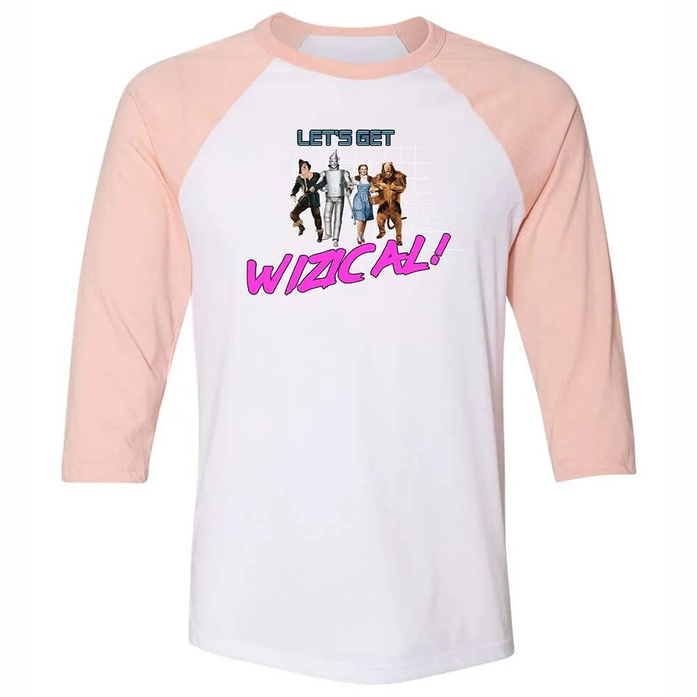 Unisex 3/4 Baseball Tee - F5HRYDB4 - White/Heather Peach - 5