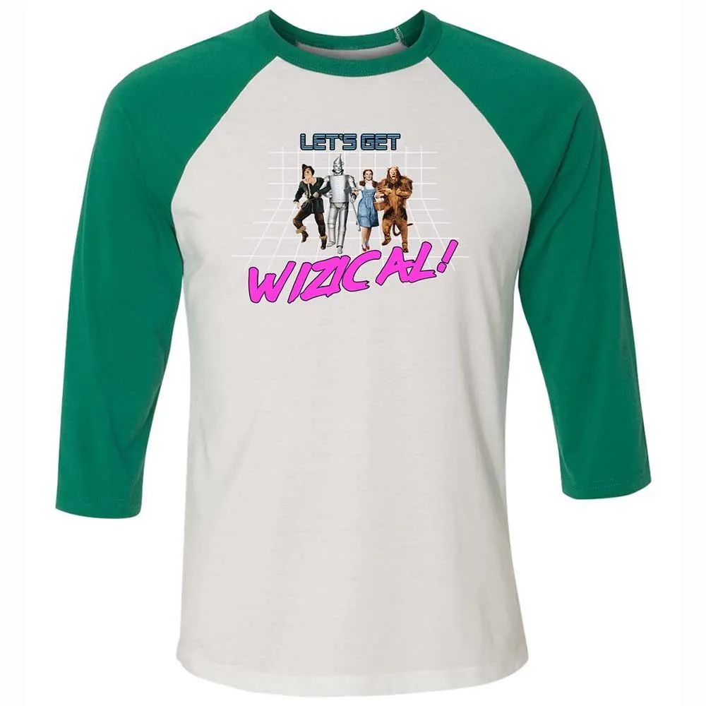 Unisex 3/4 Baseball Tee - F5HRYDB4 - White/Kelly - 6