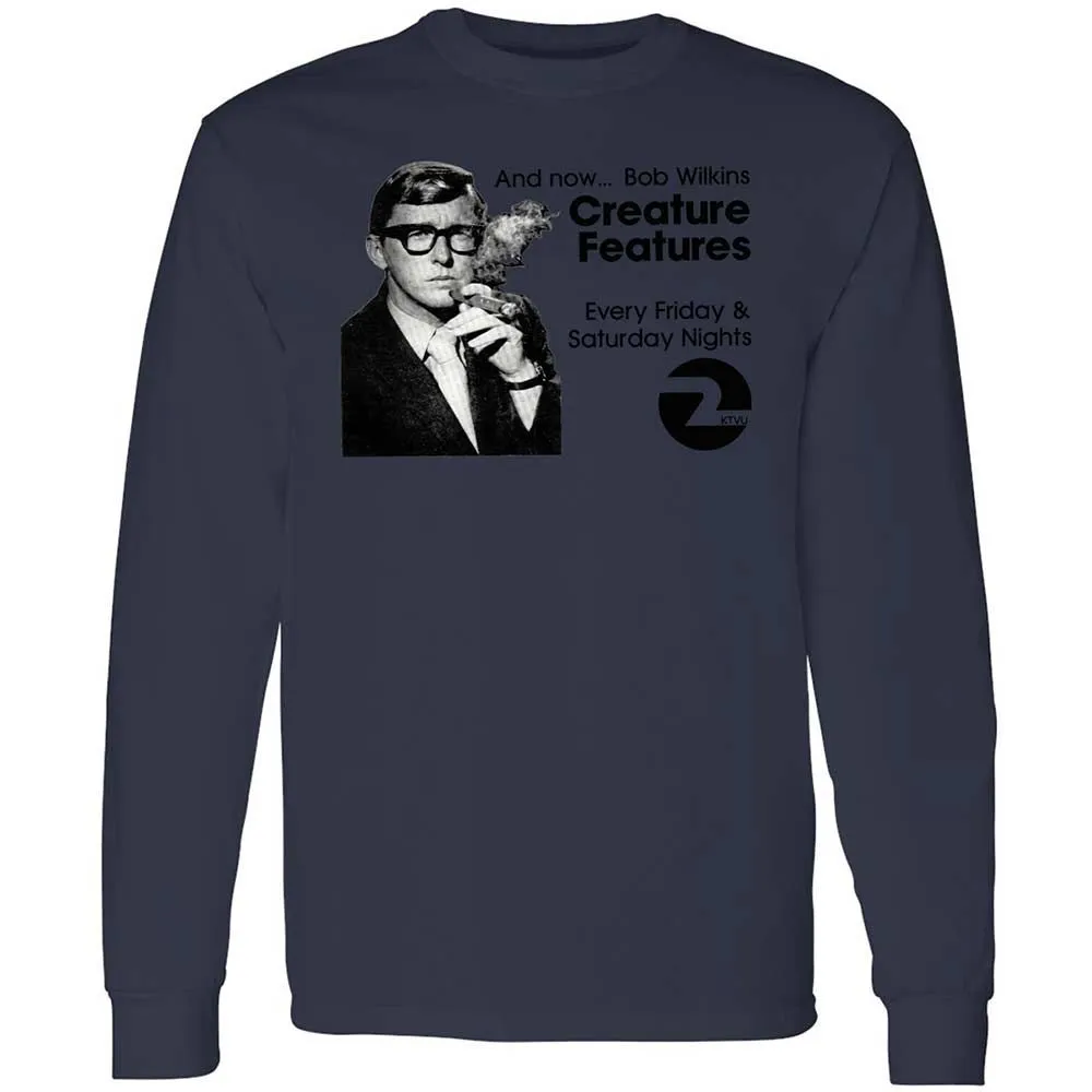 Bob Wilkins Creature Features - Navy - 13