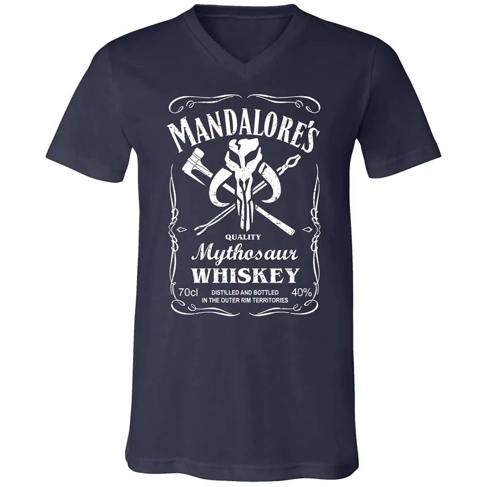 Unisex V-Neck T-Shirt - T36MNDDW - Navy - 2