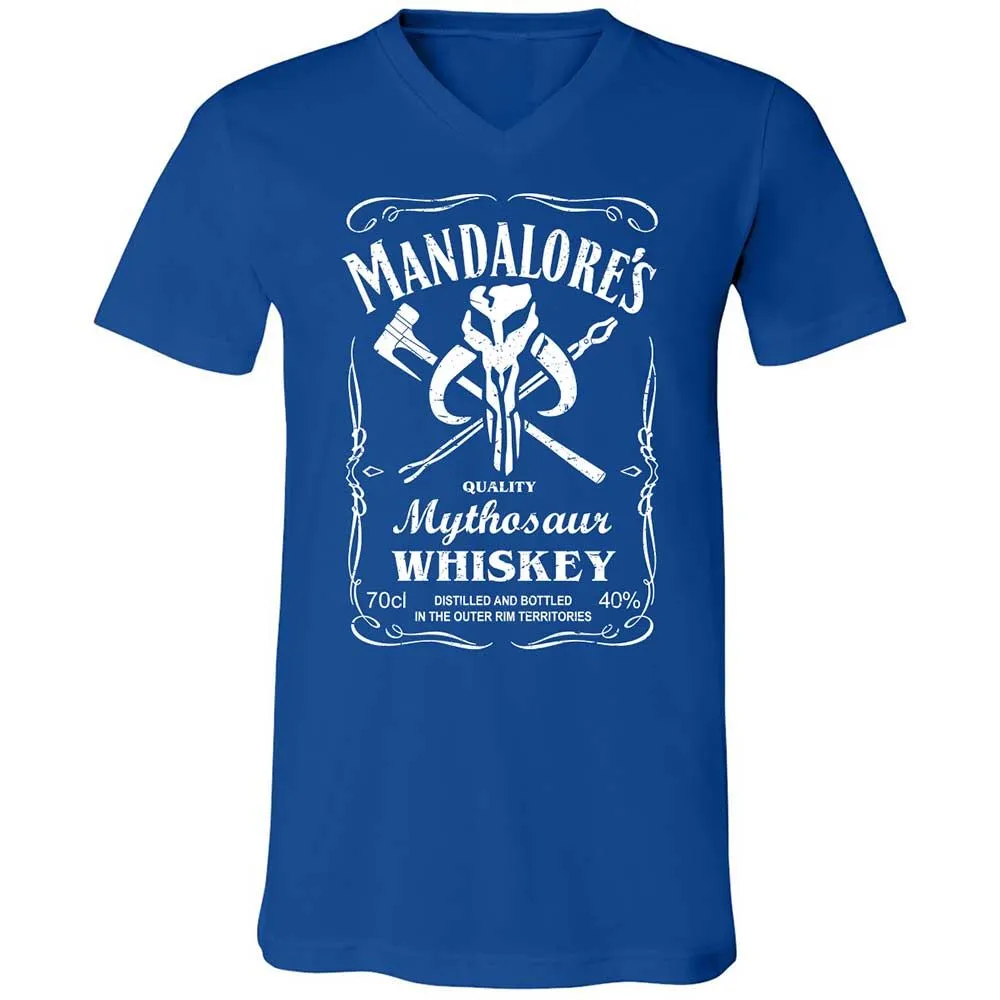 Unisex V-Neck T-Shirt - T36MNDDW - True Royal - 4