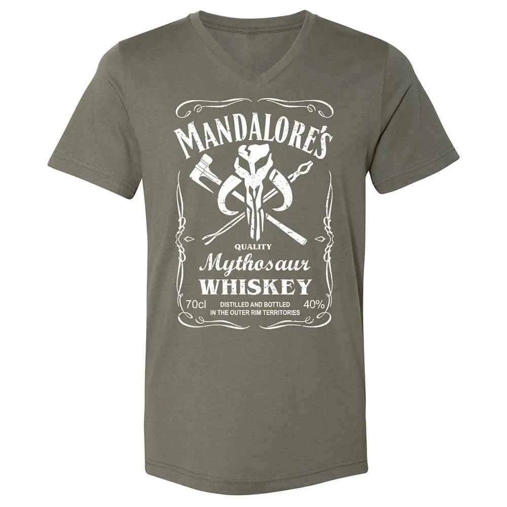 Unisex V-Neck T-Shirt - T36MNDDW - Military Green - 11