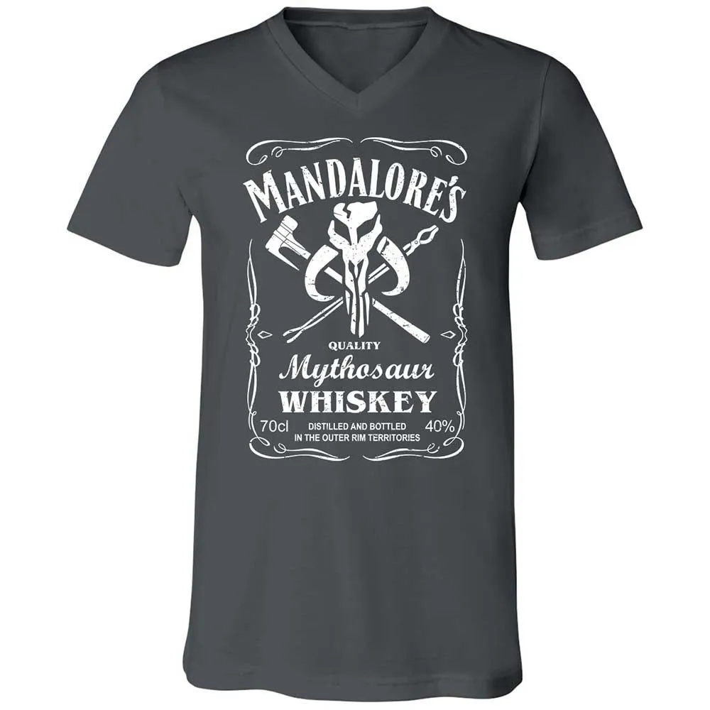 Unisex V-Neck T-Shirt - T36MNDDW - Asphalt - 13