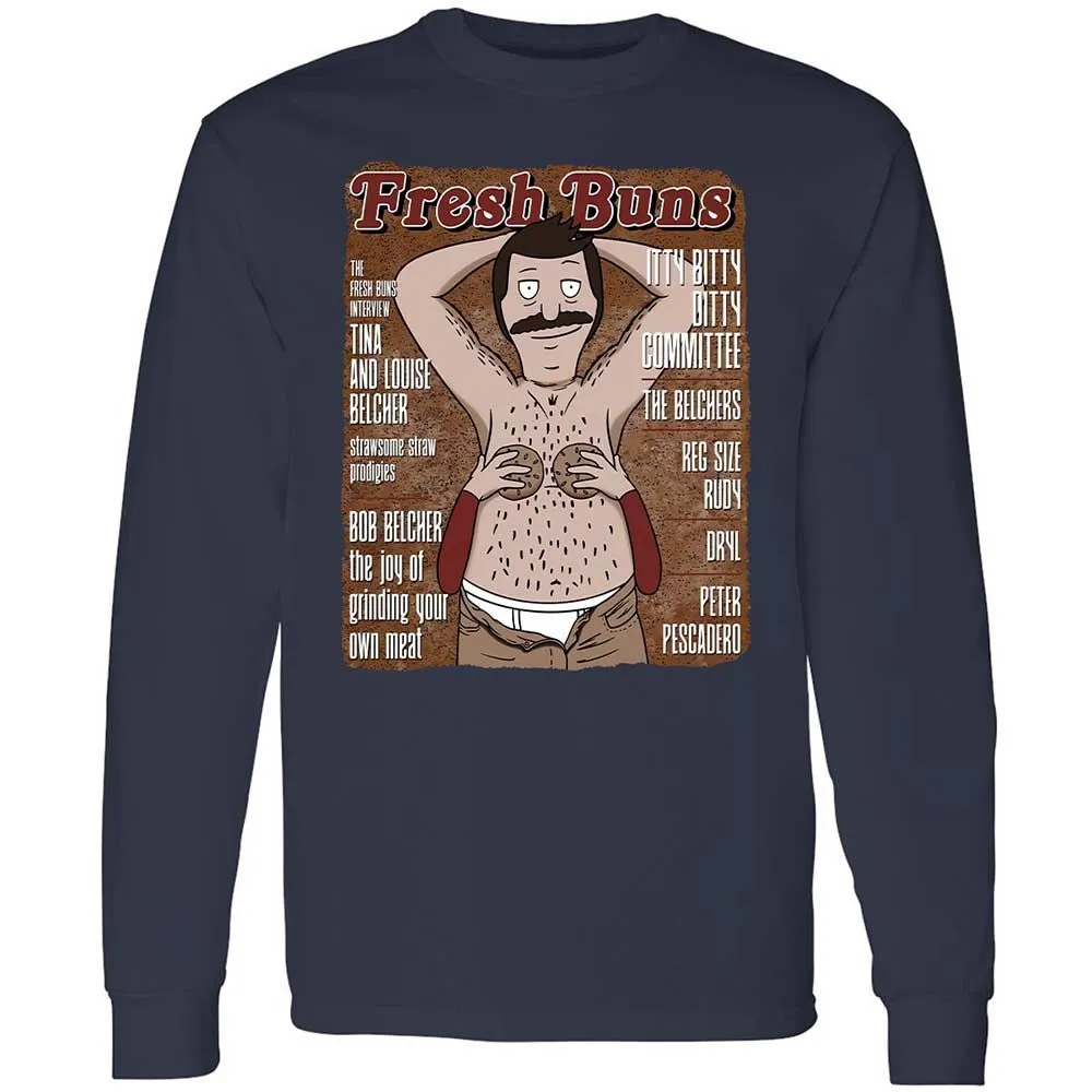 Long Sleeve T-Shirt - E3AEK37S - Navy - 2