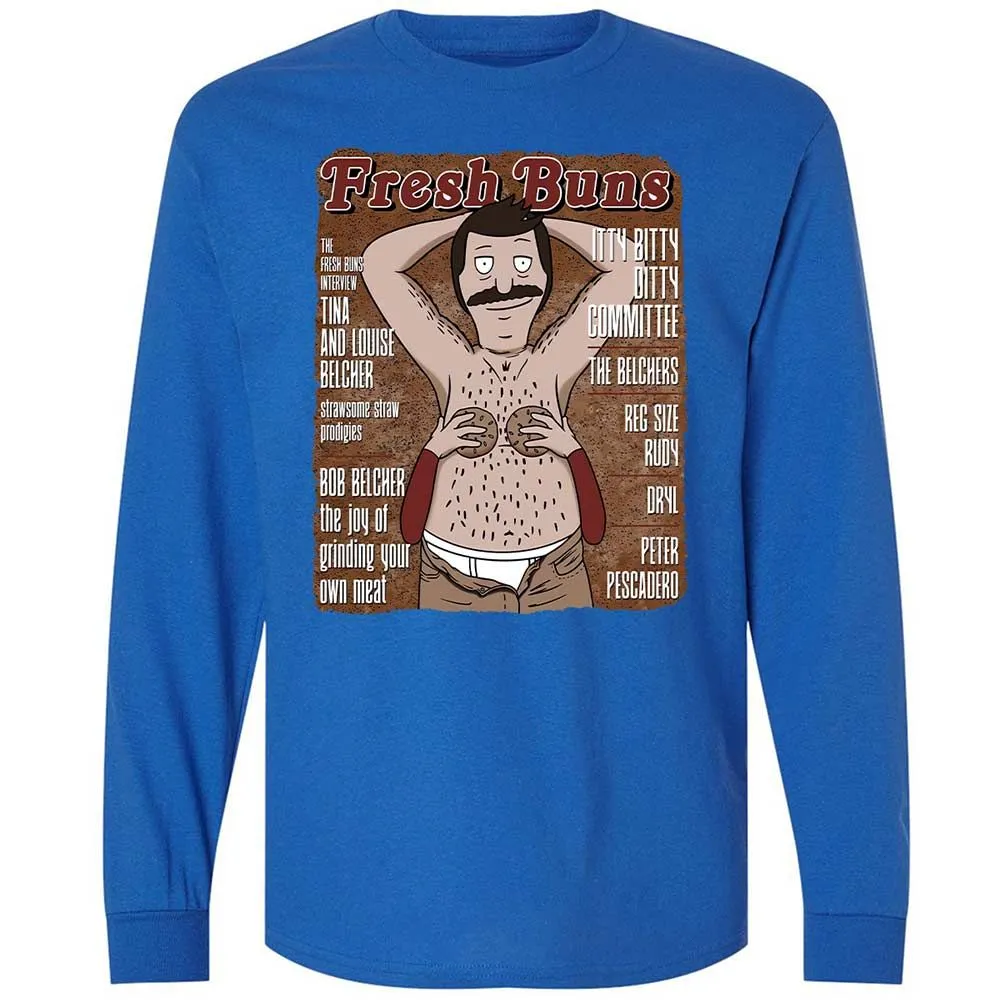Long Sleeve T-Shirt - E3AEK37S - Royal - 3