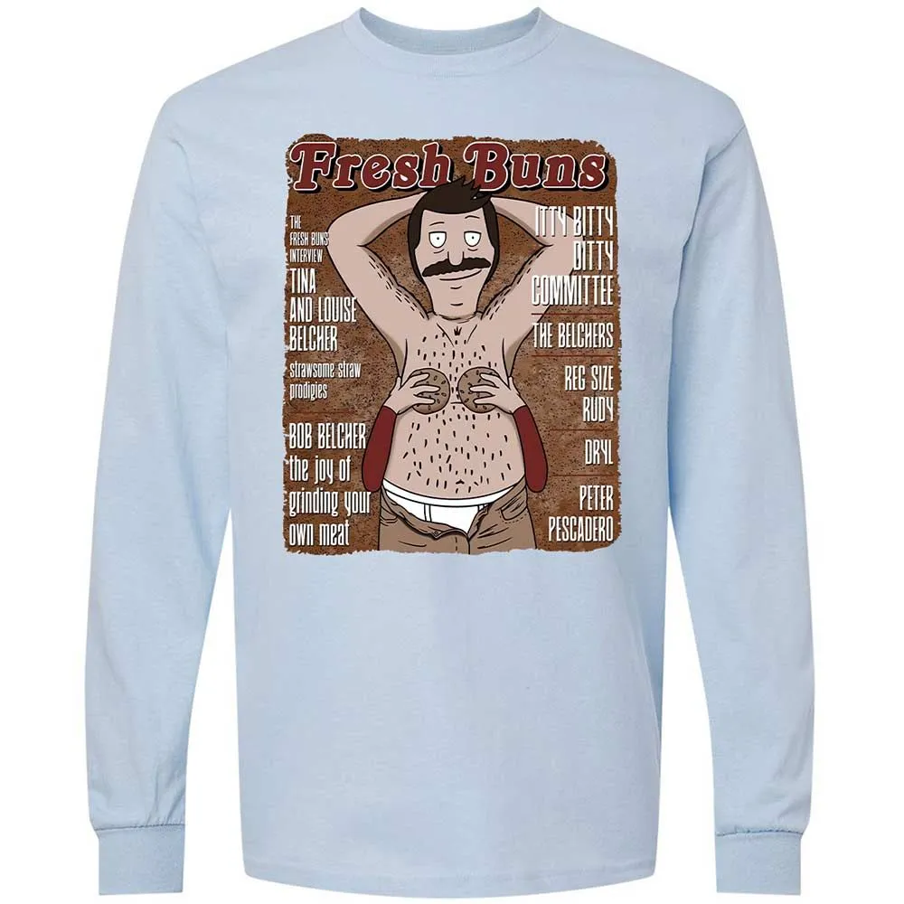 Long Sleeve T-Shirt - E3AEK37S - Light Blue - 18