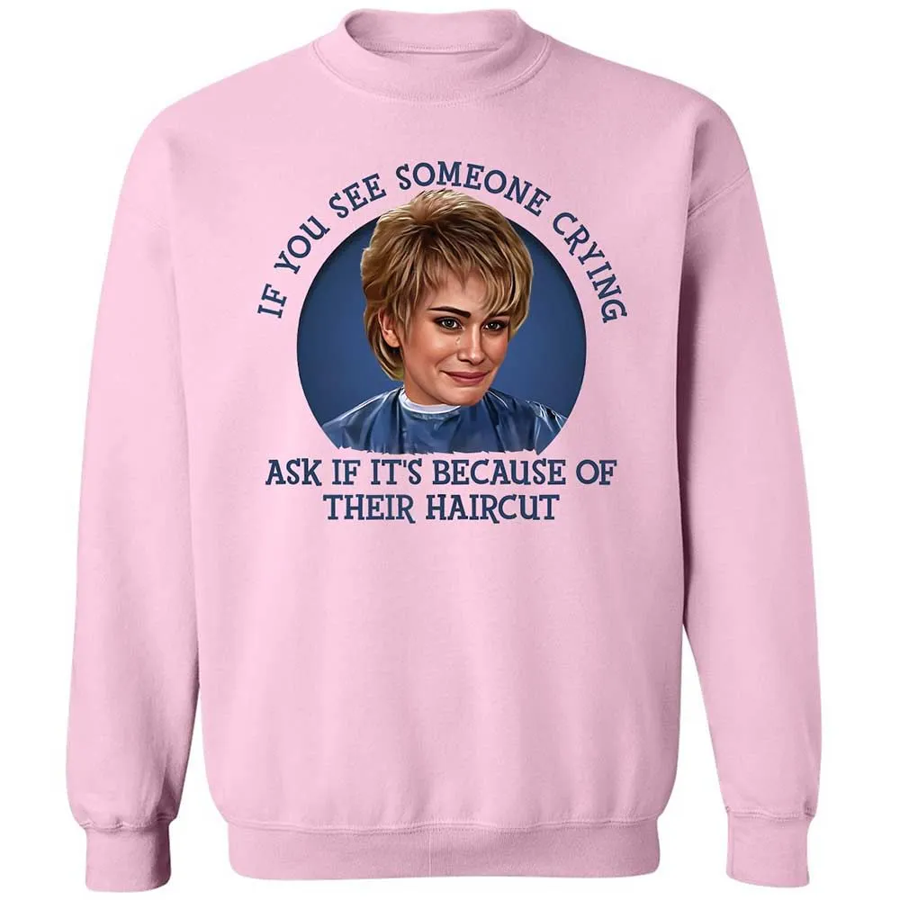 Classic Unisex Sweatshirt - 8HGZCJZN - Light Pink - 7