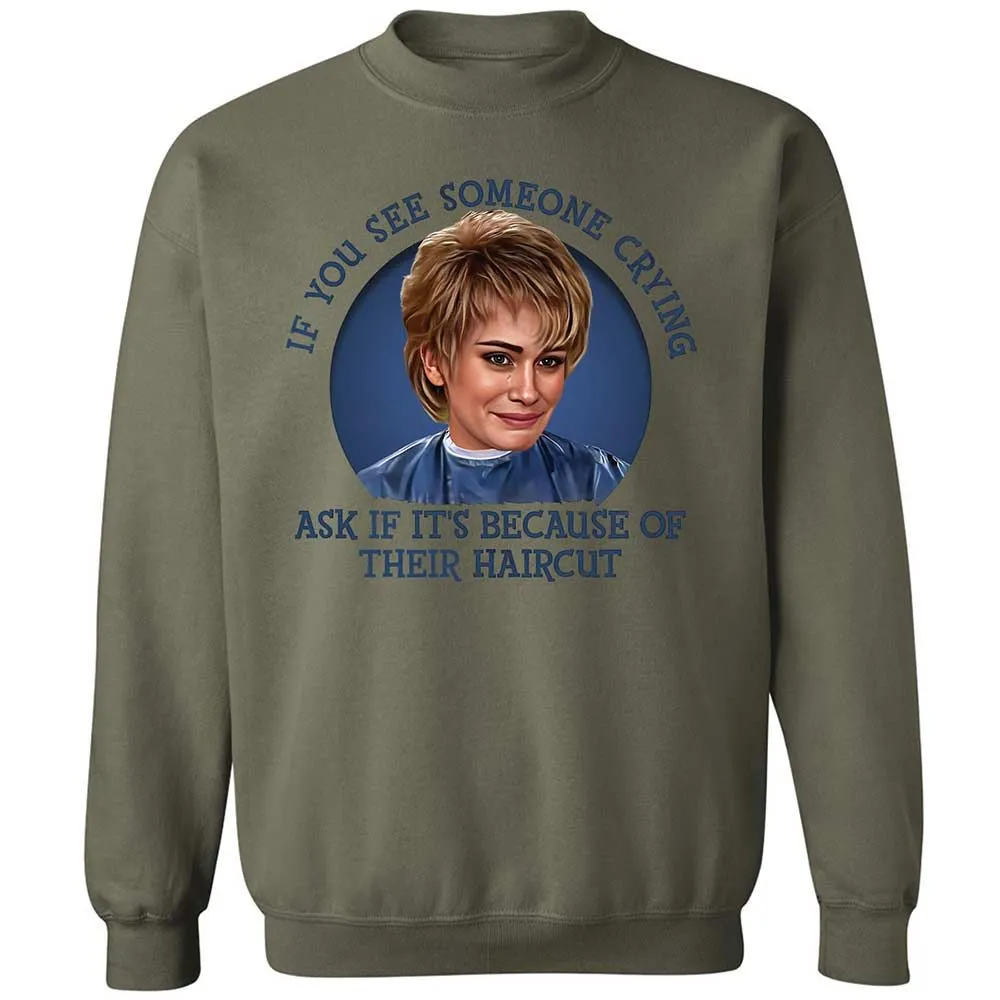 Classic Unisex Sweatshirt - 8HGZCJZN - Military Green - 21