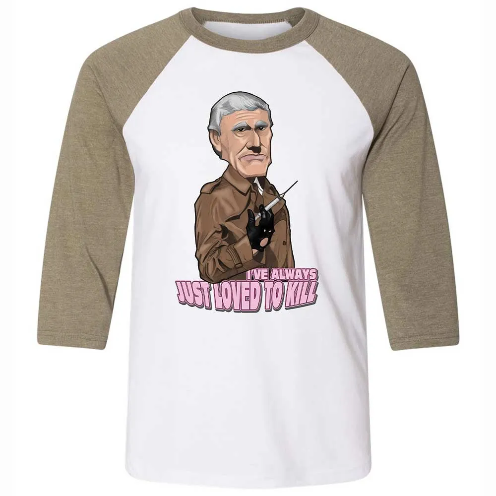 Unisex 3/4 Baseball Tee - F6BAF85E - White/Heather Olive - 4