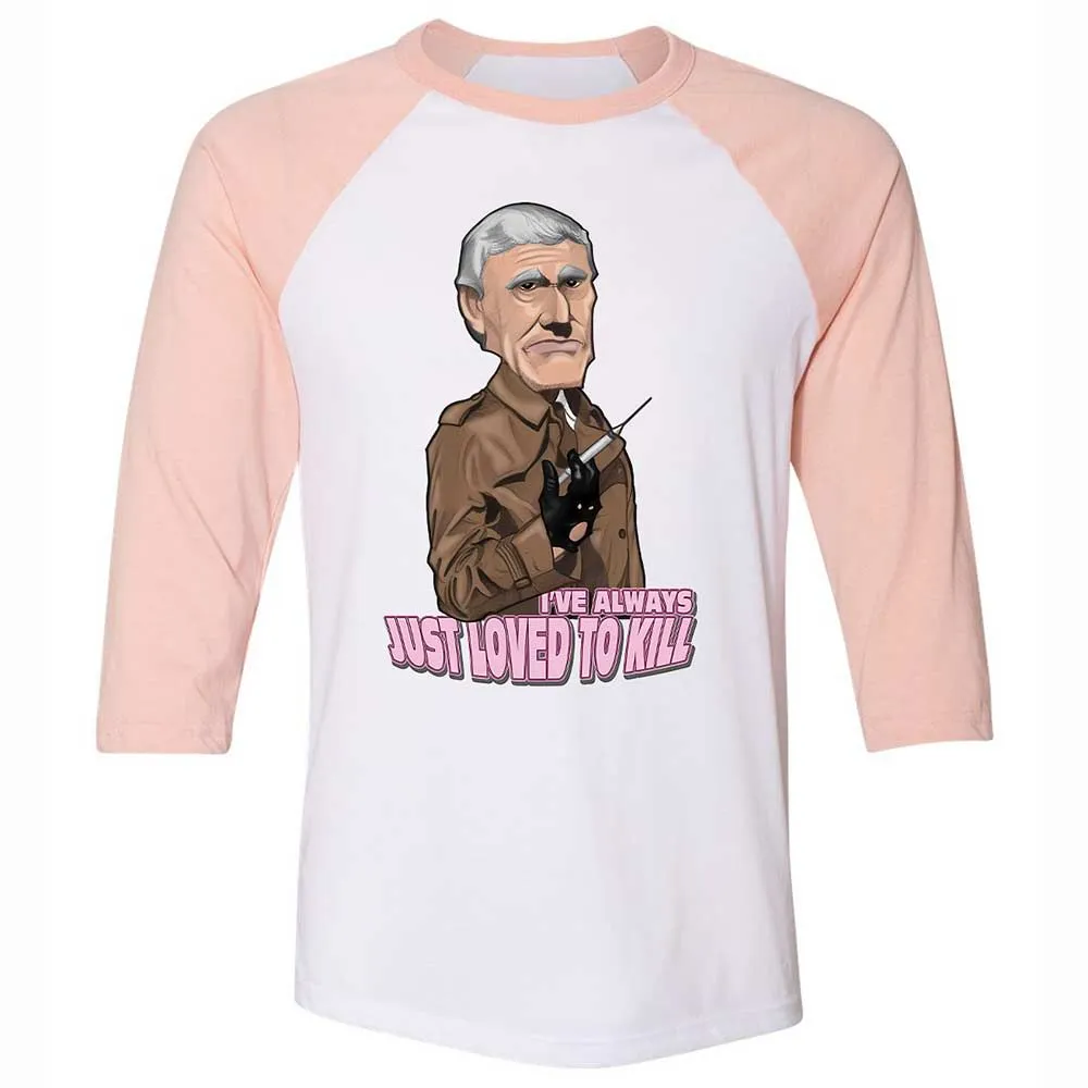 Unisex 3/4 Baseball Tee - F6BAF85E - White/Heather Peach - 5