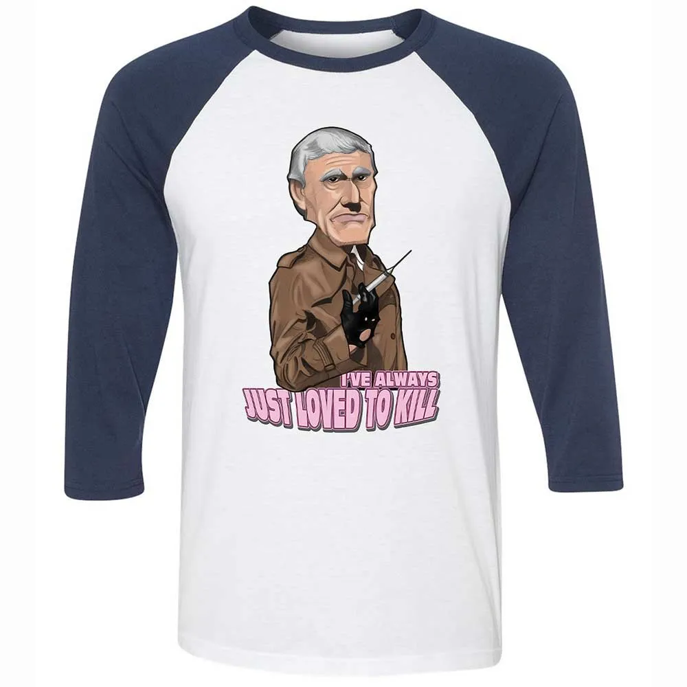 Unisex 3/4 Baseball Tee - F6BAF85E - White/Navy - 8