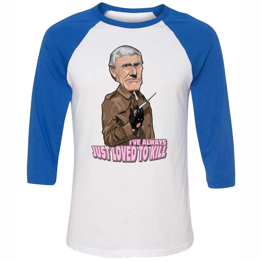 Unisex 3/4 Baseball Tee - F6BAF85E - White/True Royal - 10