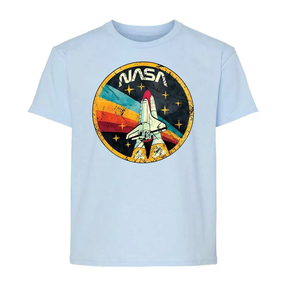 USA Space Agency Vintage Colors - Light Blue - 6
