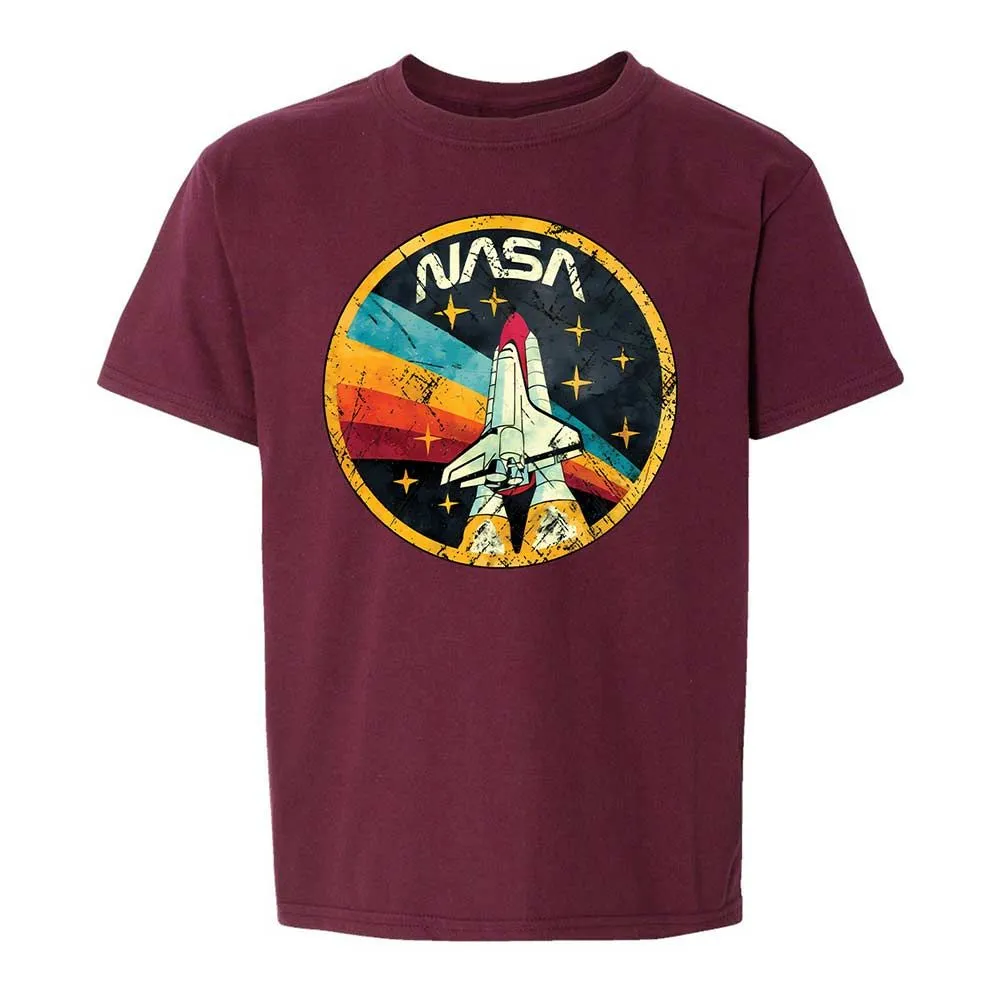 USA Space Agency Vintage Colors - Maroon - 14