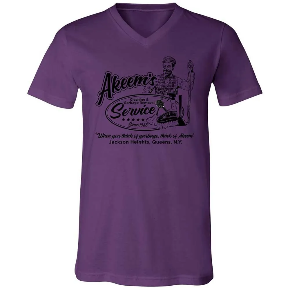 Unisex V-Neck T-Shirt - Q2JNT3ZA - Team Purple - 10