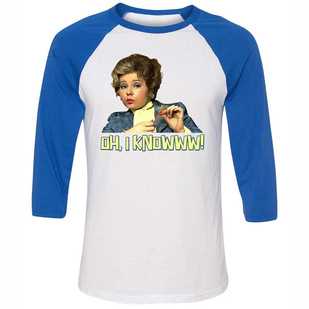 Unisex 3/4 Baseball Tee - 297L42KG - White/True Royal - 10