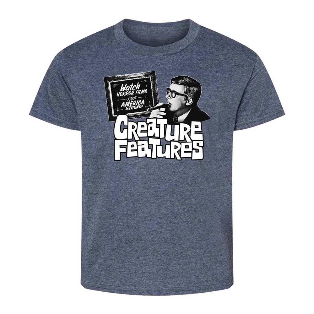 Bob Wilkins Creature Features - Heather Navy - 9