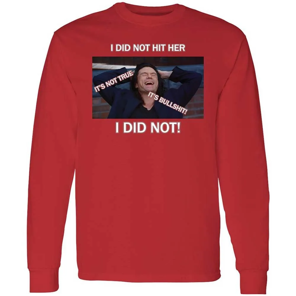 Long Sleeve T-Shirt - DNW2NE3R - Red - 8