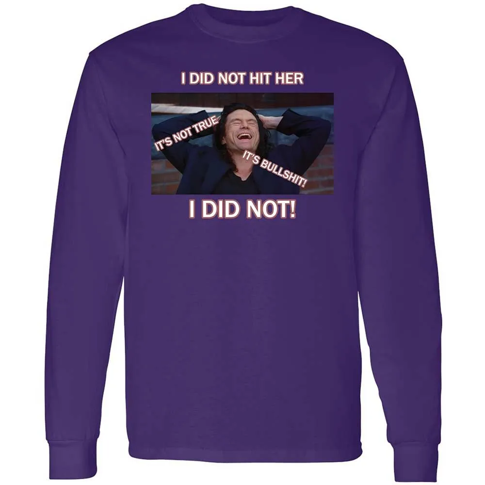 Long Sleeve T-Shirt - DNW2NE3R - Purple - 9