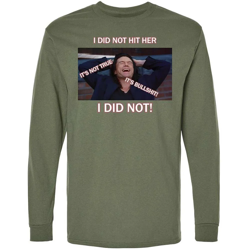 Long Sleeve T-Shirt - DNW2NE3R - Military Green - 19