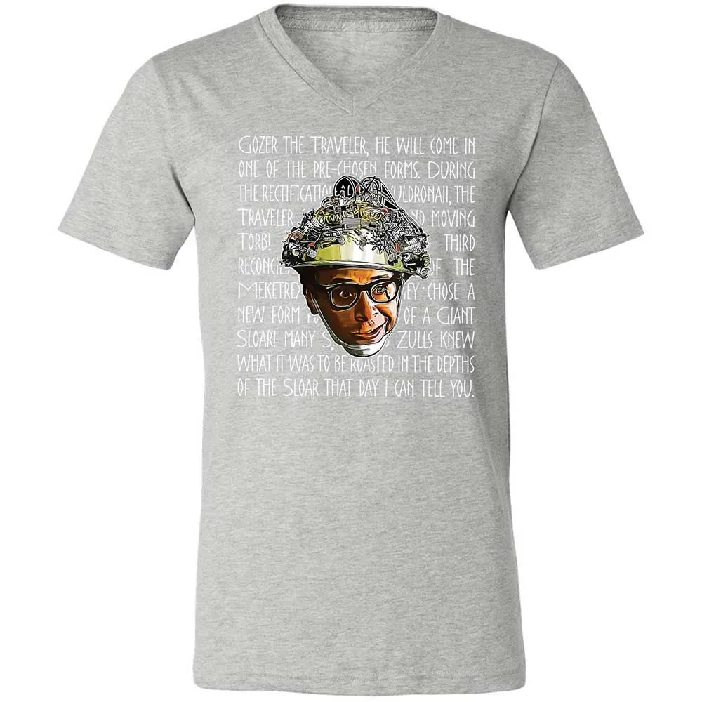 Unisex V-Neck T-Shirt - W1X6DM6J - Athletic Heather - 15