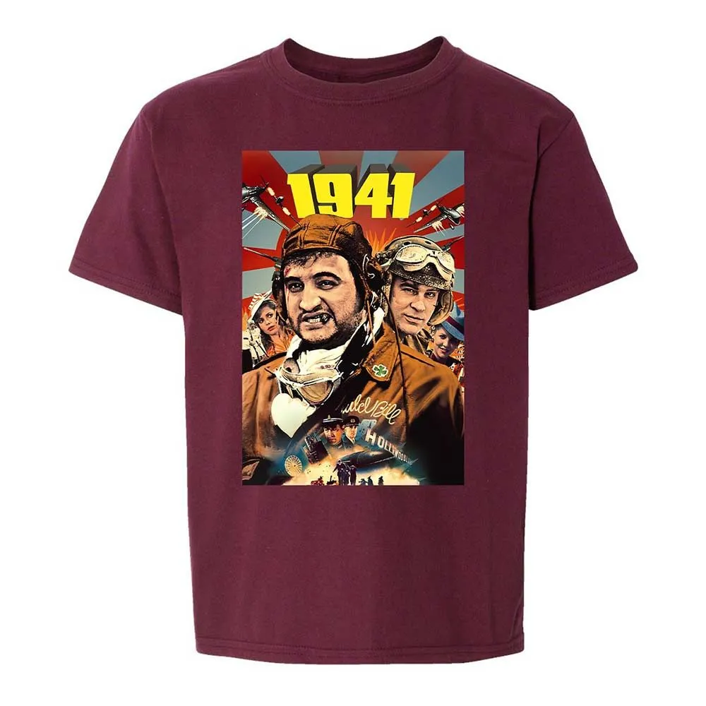 Kids T-Shirt - SAGKB7TZ - Maroon - 14