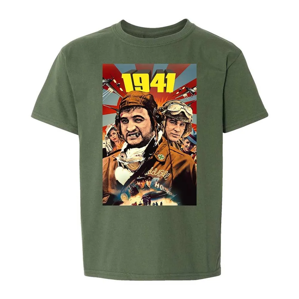 Kids T-Shirt - SAGKB7TZ - Military Green - 19