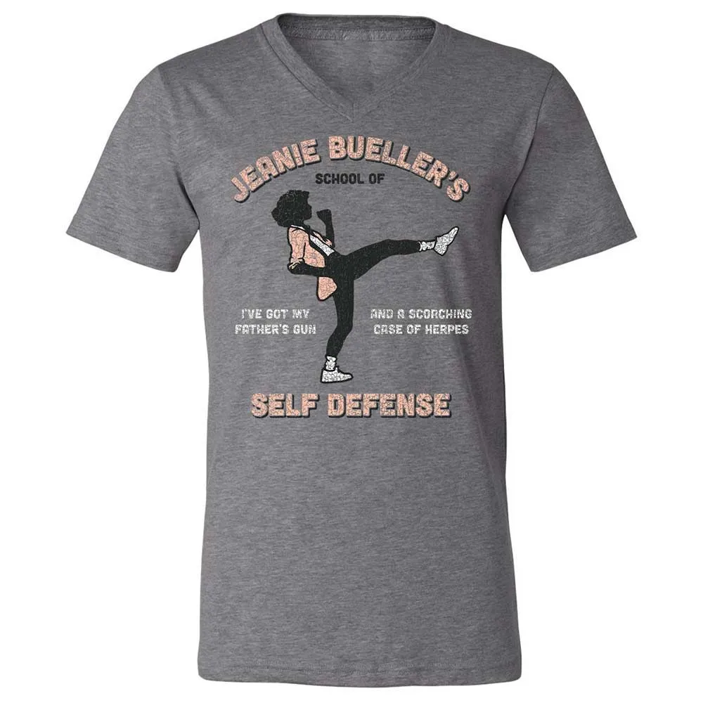 Unisex V-Neck T-Shirt - 1ZV9QU3S - Deep Heather - 9
