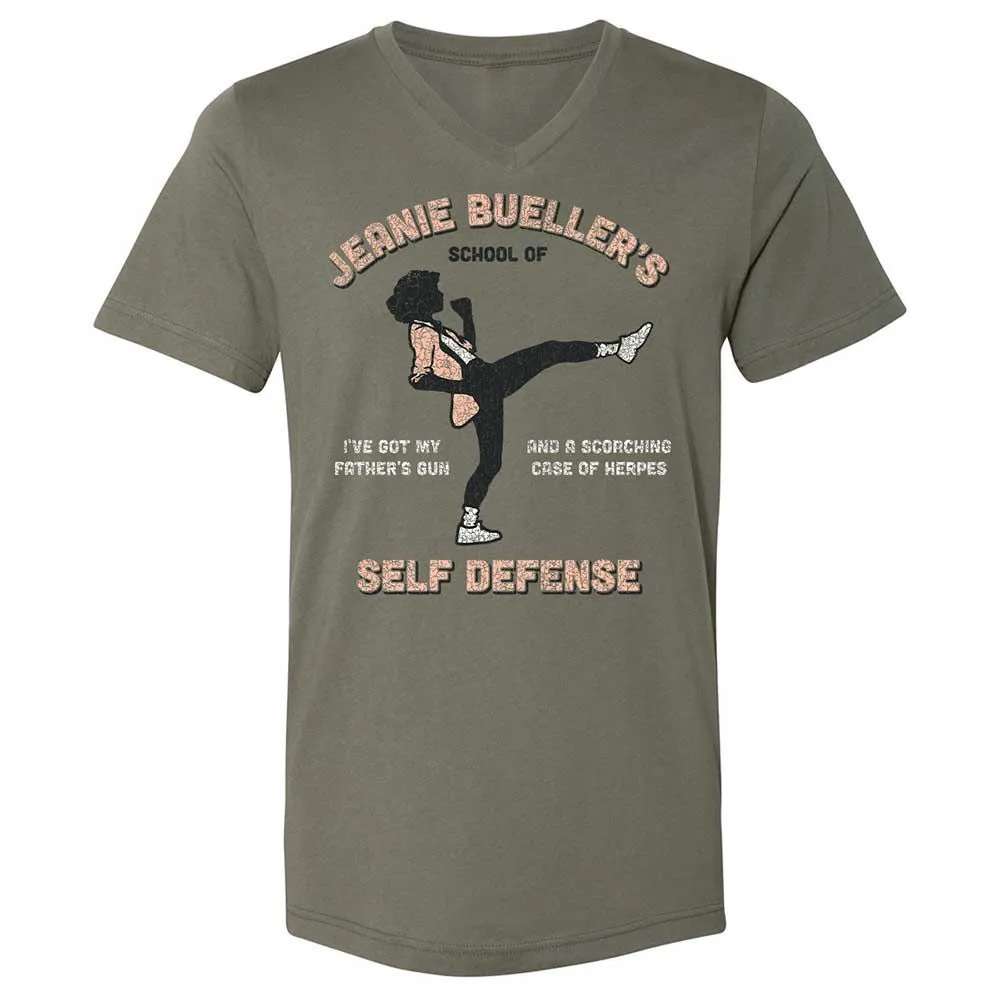 Unisex V-Neck T-Shirt - 1ZV9QU3S - Military Green - 15