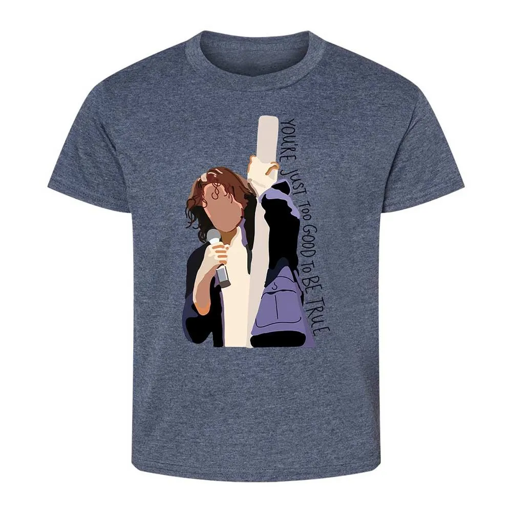 Kids T-Shirt - NELBDG25 - Heather Navy - 15