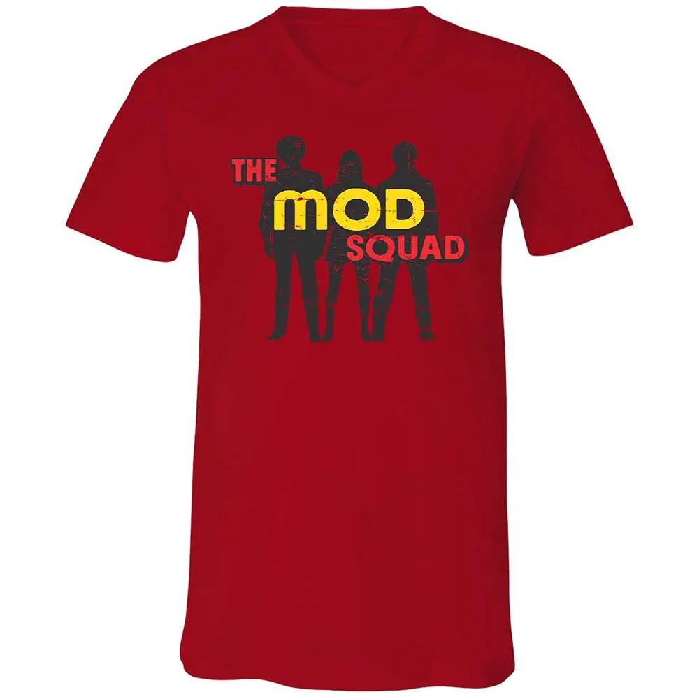 Unisex V-Neck T-Shirt - DDW5TQA7 - Red - 5