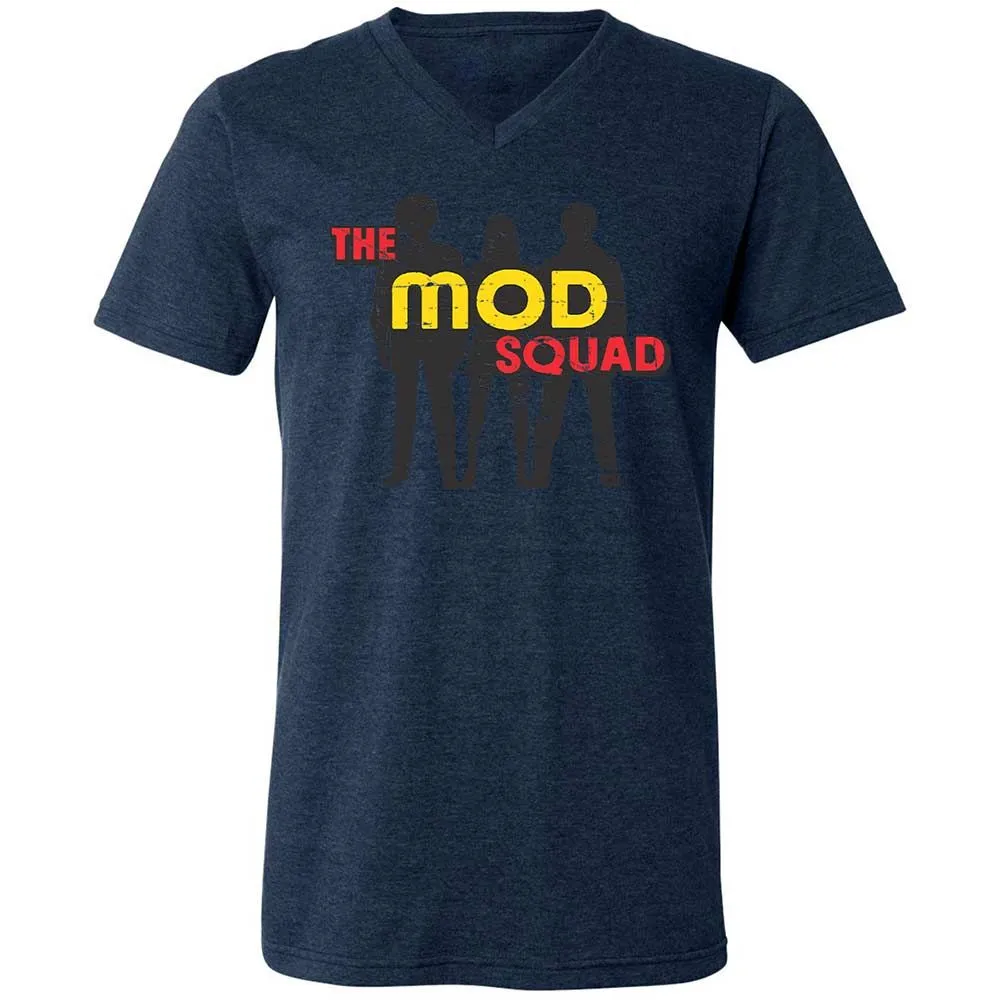 Unisex V-Neck T-Shirt - DDW5TQA7 - Heather Navy - 13