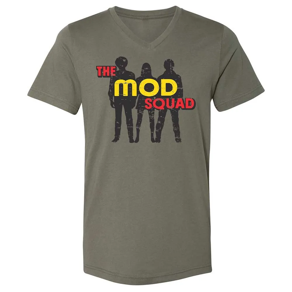 Unisex V-Neck T-Shirt - DDW5TQA7 - Military Green - 15