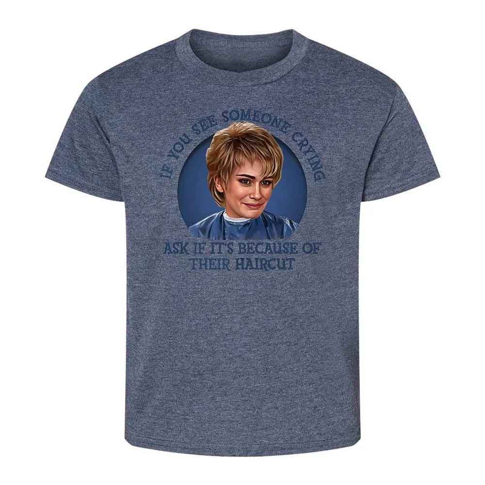 Kids T-Shirt - K5ZWENR3 - Heather Navy - 15