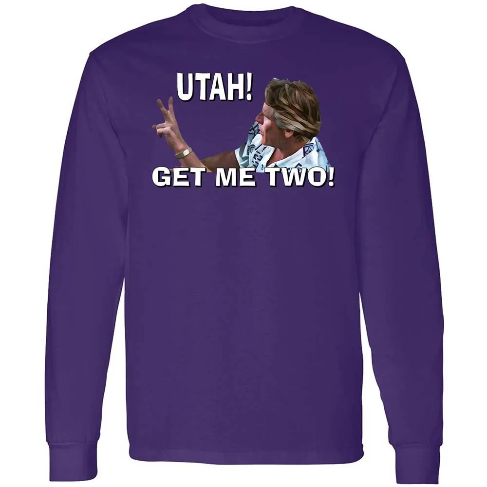 Long Sleeve T-Shirt - H69C3CDQ - Purple - 9