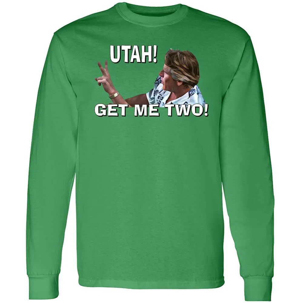 Long Sleeve T-Shirt - H69C3CDQ - Irish Green - 11
