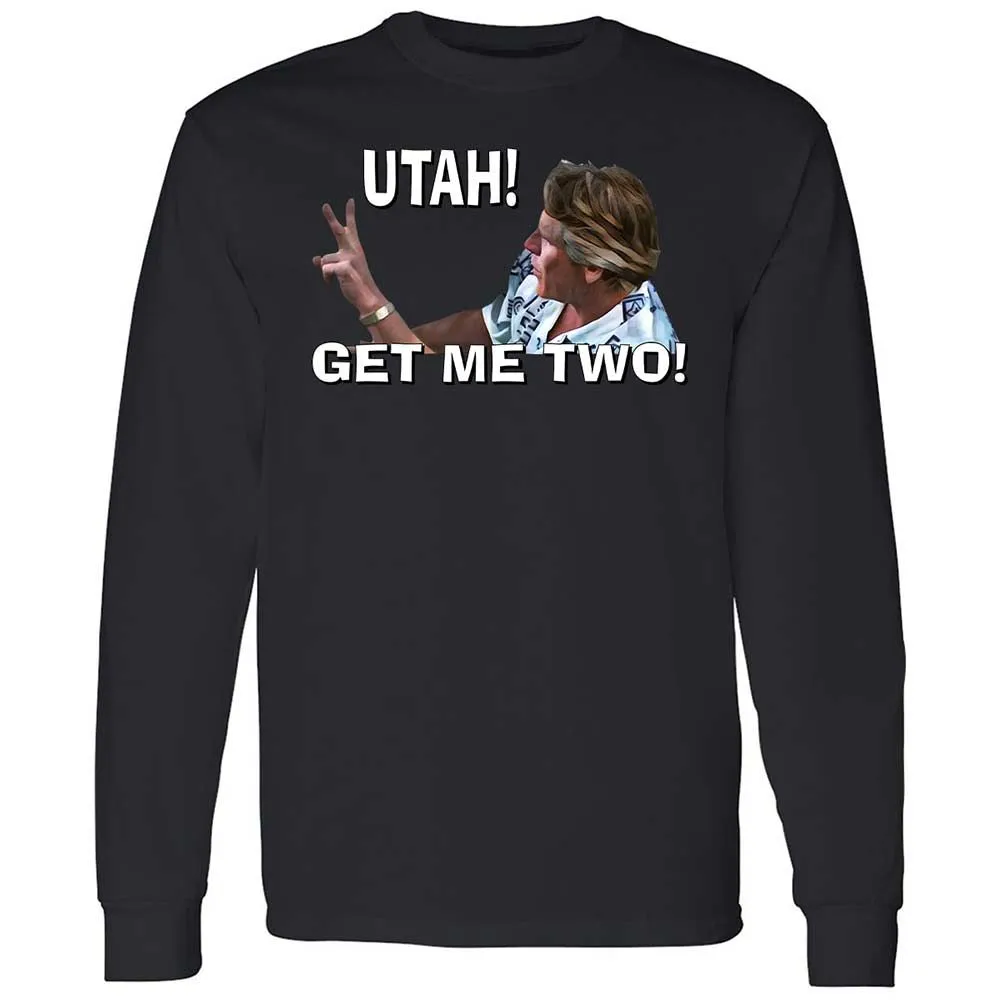 Long Sleeve T-Shirt - H69C3CDQ - Black - 12