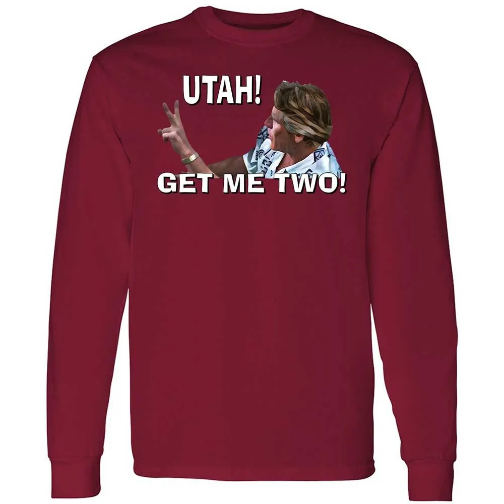 Long Sleeve T-Shirt - H69C3CDQ - Cardinal Red - 17
