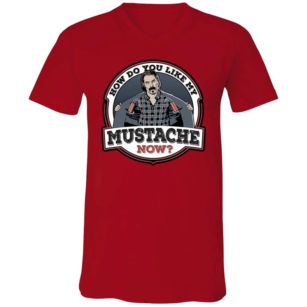 Unisex V-Neck T-Shirt - X9CTGMCC - Red - 5