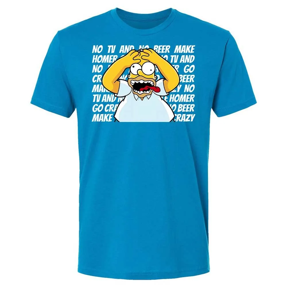 No TV and No Beer Make Homer Go Crazy - Turquoise - 15