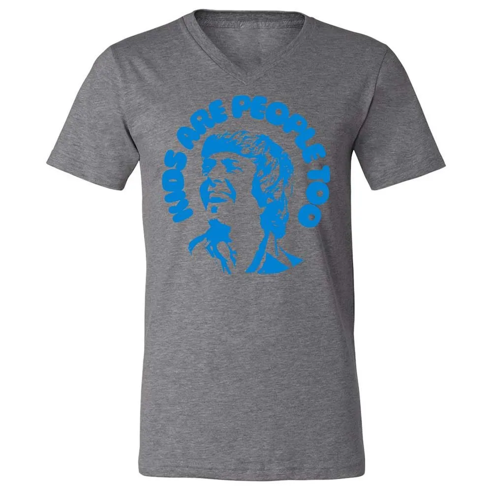 Unisex V-Neck T-Shirt - GEME3SJ5 - Deep Heather - 9
