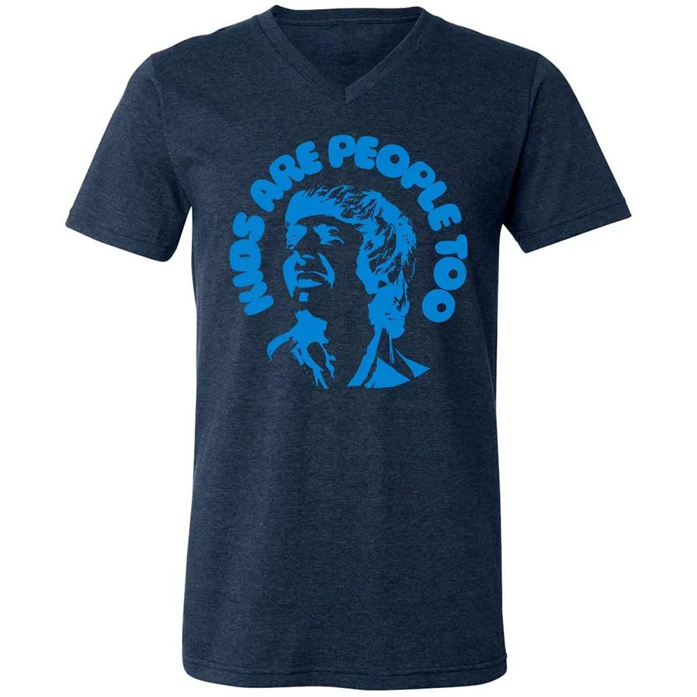 Unisex V-Neck T-Shirt - GEME3SJ5 - Heather Navy - 13