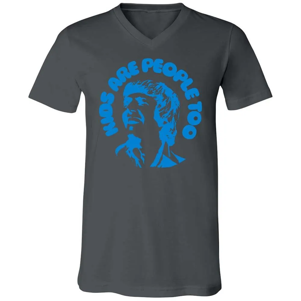 Unisex V-Neck T-Shirt - GEME3SJ5 - Asphalt - 16