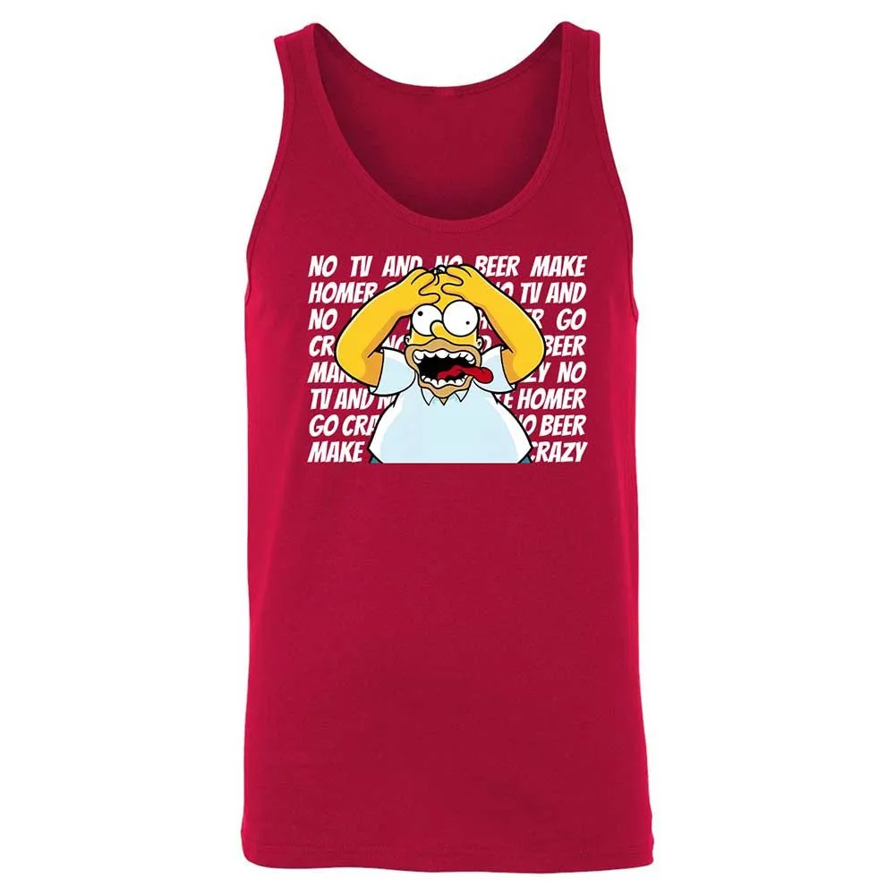 No TV and No Beer Make Homer Go Crazy - Red - 6